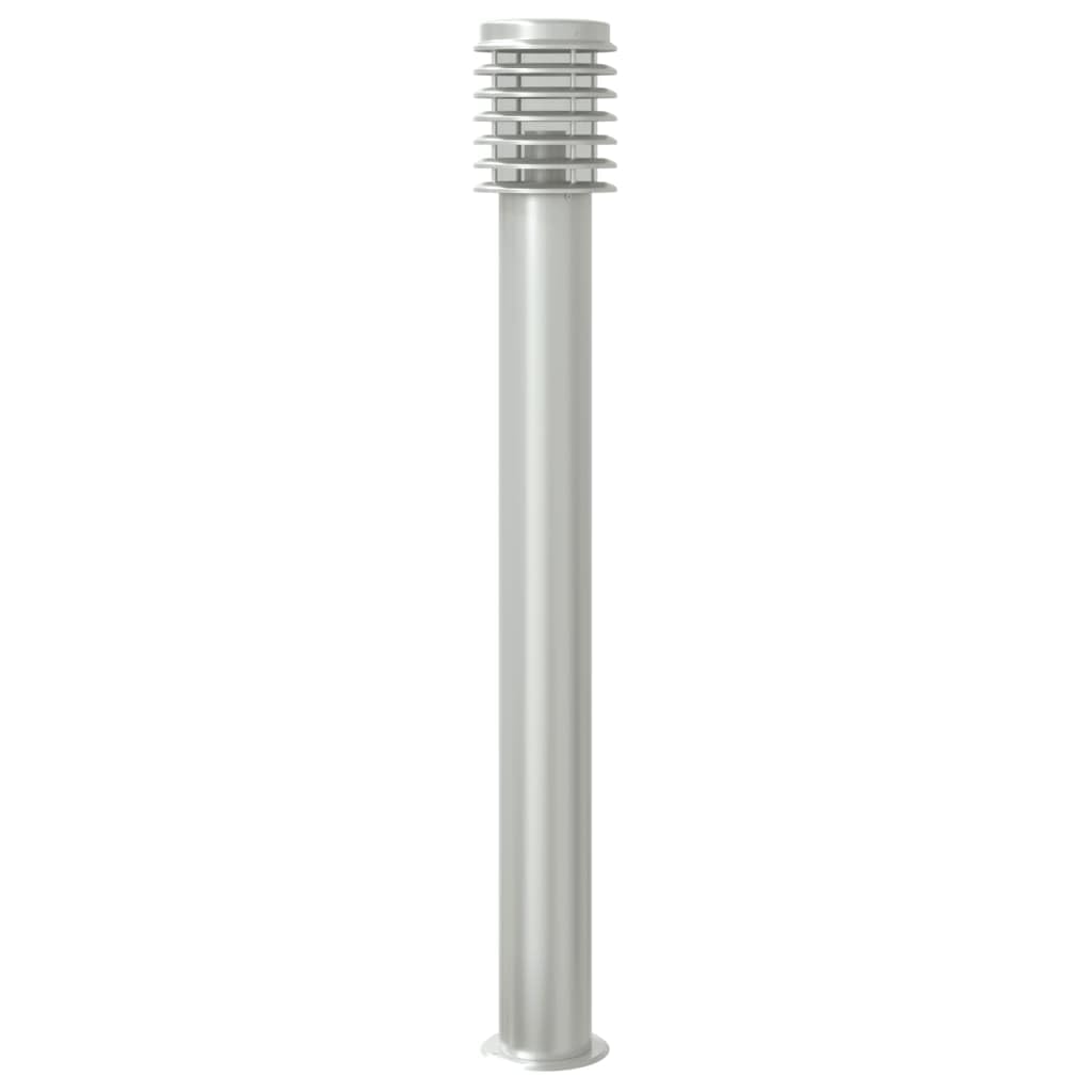 Lechnical Lampada da Terra per Esterni Argento 110 cm in Acciaio Inox,Lampade da Terra,Lampada da Terra Moderna,Lampade da Terra per Soggiorno-4006359