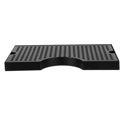 CLISPEED Bandeja de Goteo Desmontable de Acero Inoxidable U-Shaped 30X18 CM para Dispensador de Cerveza de Barril Bandeja Rejilla para Montaje en Pared Adecuado para Bares y Uso