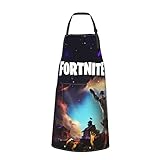 [RFSHOPD] フォートナイト エプロン レディース エプロン メンズ 防水 シワになりにくい 男女共用 無地 おしゃれ シンプル 無地 撥水ノンアイロン 家庭用 汚れにくい シワ防止 70cm×84cm