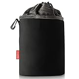 STAUBFREI Neopren Kamerabeutel Kamera Tasche mit Fütterung Kameratasche oder Objektivtasche Mit Fleece und Mikrofaser Schutz (Größe:L)