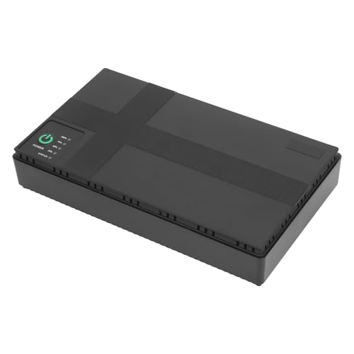 UPS Battery Backup 20000mah Kompakt Leicht Stabile Ununterbrochene Stromversorgung für Router -Überwachungskamera MP4 Overlad Overload Protect (EU-Stecker 100-240V)