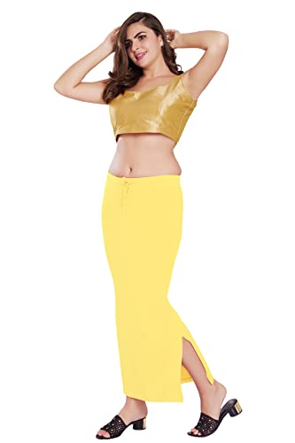 Image of RANI SAAHIBA Women's Stretchy Slim Fishcut Petticoat Cotton Shapewear