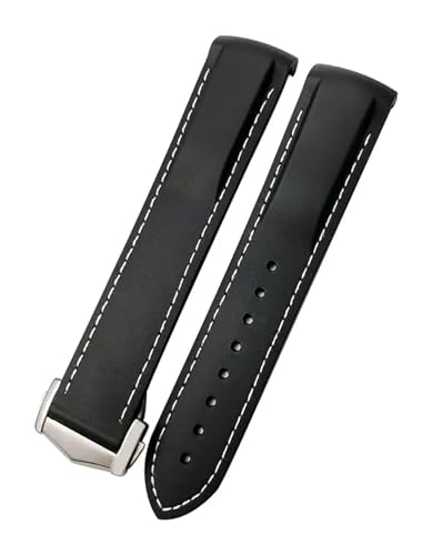 Bracelet de montre en caoutchouc PURYN pour Omega Seamaster et Speedmaster