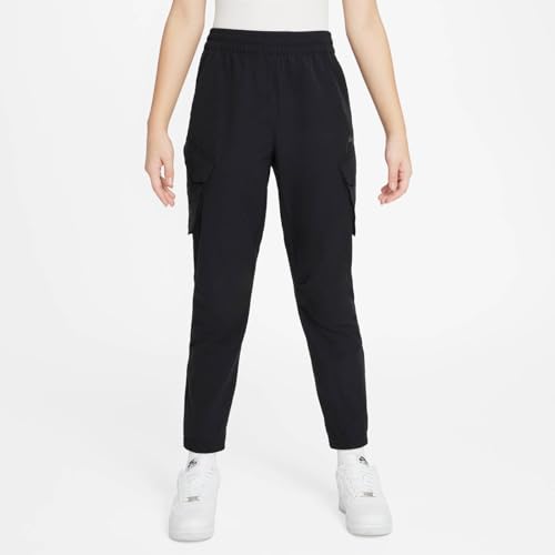 Nike Sportswear City Utility Big Kids' Cargo Pants (FZ4904-010, Black/Black)2