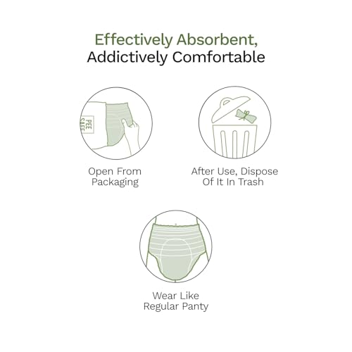 Image of Pee Safe Comfort Period Panties | M-L | 4 Panties | Heavy Flow
