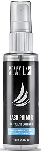Eyelash Extension Primer / Cleanser (1.35fl.oz/40ml) Stacy Lash / Protein Oil Remover / Increase Adhesive Bonding Power Retention / Pretreatment for Individual Semi Permanent Extensions Glue Supplies