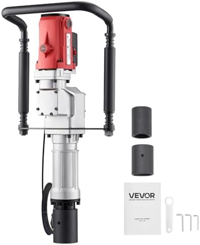 Amazon.com : VEVOR Electric T Post Driver, 2200W Handheld Powerful Post ...