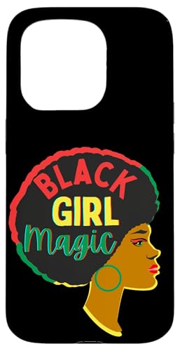 Black Girl Magic Black History Month �����j�� �K�[���Y �V�X�^ �y���� �X�}�z�P�[�X iPhone 15 Pro �p