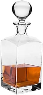 KROSNO Karafka do Whisky | 1000 Ml | Kolekcja Caro | Idealne do Domu, Restauracji i na Przyjęcia | Idealne na Prezent