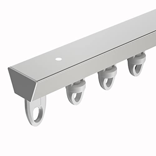 Asta divisoria ultra sottile da 300 cm, montaggio a soffitto, per soggiorno, camera da letto, bagno e camper, accessori inclusi