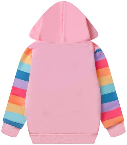 Popshion Toddler Girls Hoodies Kids Pullover Sweatshirt Butterfly Sweater Casual Hoodies Sweatshirts Long Sleeve Shirts Tops3