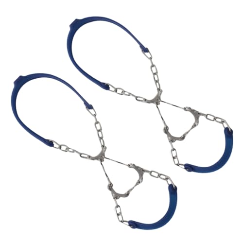 WRITWAA Shoe Crampons for Snow and Ice Hiking Boot Anti-Slip Hiking Shoe Chains Grippers Mountaineering Spikes Climbing Gear