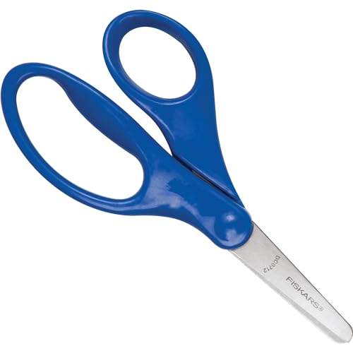 Fiskars 5 Inch Blunt-tip Kid Scissors, Blue - image 1