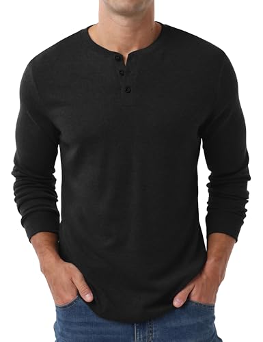Sailwind Men's Henley Shirts Long Sleeve Casual Classic T-Shirts Button Henley Pullover Tee4