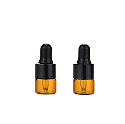 Flacon rechargeable en verre ambre 1 ml : la solution compacte pour vos sérums et parfums