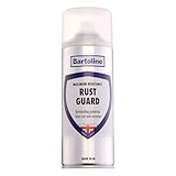 Bartoline Rust Guard Spray, 13.5 oz - Satin Finish Rust Protection for Metal, Tools, Vehicles, Gates & Outdoor Equipment Weather & UV Resistant - 400 ml