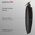 BaBylissPRO LithiumFX Cord/Cordless Lithium Ergonomic Hair Trimmers for Men - Image 5