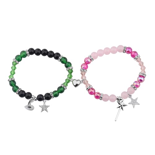 Witch Inspired Beads Bracelet Set Broadway Musical Jewelry The Musical Theater Couple Gift