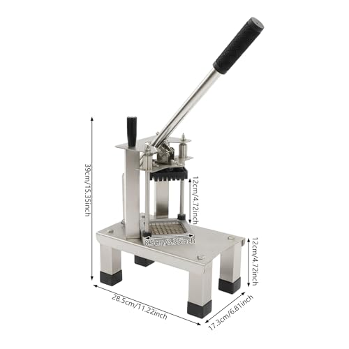 Cortador para papas DYNAMI acero inoxidable multifuncional miniatura 4