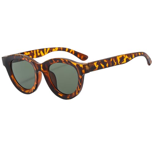 Lunettes de soleil UV400 ovales et minimalistes contre les reflets du soleil