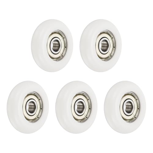 Rodamientos 626ZZ con polea de nailon blanca que reduce el ruido en guías