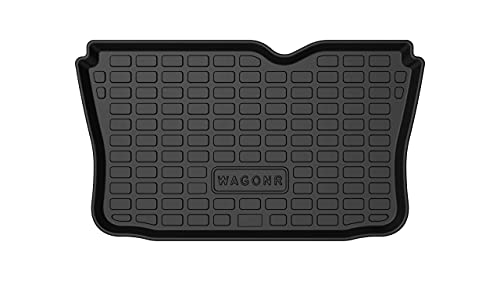 Image of GFX Tpv Car Trunk Mat Dustproof /Waterproof /Foldable, Strong & Thick Compatible with Wagon R, All Weather Protection Floor Dicky (Model - 2019 Onwardsblack)