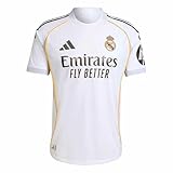 adidas 2025-26 Real Madrid Men's Authentic Home Soccer Jersey
