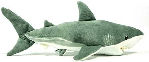 TAMMYFLYFLY The Great White Stuffed Animal Plush Sea Shark Plush Doll 32cm