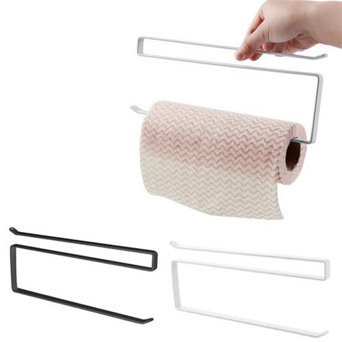 Portarrollos Baño Soporte de Papel higiénico for baño y Cocina, organizadores de Almacenamiento de pañuelos, Soporte for Rollo de Papel, toallero Colgante, decoración del hogar(3)