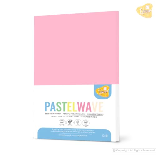 Image of Lakeer A4 Pastel Color Paper- Pastel Pink Colour, Pack of 50 Sheets | 150 GSM Thick For Arts and Crafts, Printing, DIY Projects, Etc
