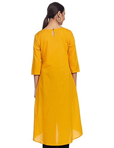 Image of Amazon Brand - Myx Women Cotton A-Line Kurta