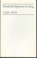 Gotthold Ephraim Lessing 1729 / 1979 B005KKNIJA Book Cover
