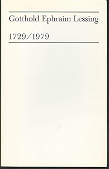 Paperback Gotthold Ephraim Lessing 1729 / 1979 Book