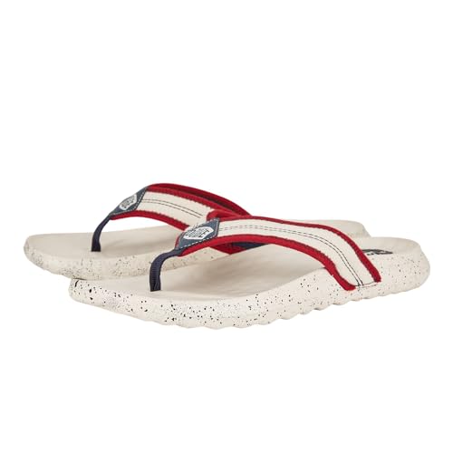 Image of HEYDUDE Men's Myers Flip Classic Sandal | Lightweight Flexible Outsole | Travel Ready Flip Flop