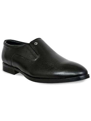 Image of Allen Cooper Genuine Premium Leather Luxury Business Formals Shoes for Men(8033|Black Size-6,7,8,9,10)