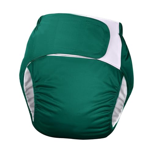 大人用布おむつ 洗えるおむつカバー 保護下着 漏れ防止 グリーン 緑