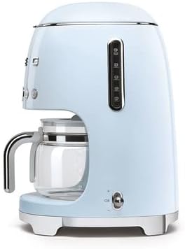 Miniatura 5 de Smeg Cafetera de goteo retro de los años 50 con jarra de vidrio extra (azul pastel)