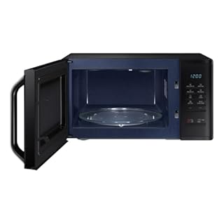Samsung Forno a Microonde Grill Cottura Croccante MG23K3523CKE1 con Piatto Doratore incluso, Programmi Automatici, Quick Defrost, Capacità: 23L, Colore: Nero, LxAxP: 48,9 x 27,5 x 39,2 cm