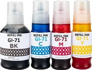 GI-71 Refill Ink Set, Black, Cyan, Magenta, Yellow, High Page Yield, Crisp Text, Vibrant Colour, 4 Bottles-picture-12