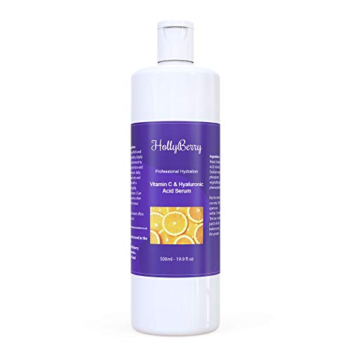 Vitamin C Serum - Extra Large 500ml - 16x Bigger -Anti-Ageing - Moisturise Gel - For All Skin Types By Hollyberry Cosmetics - Image 2