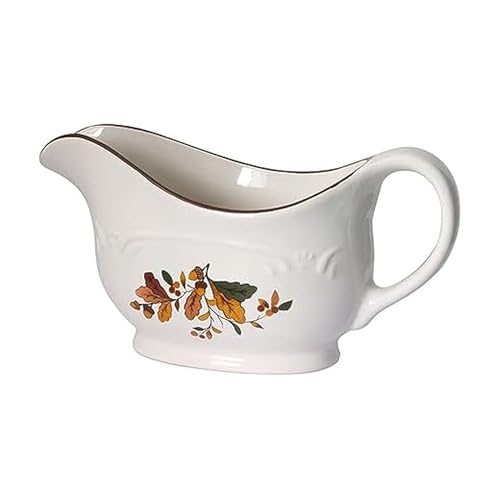 Pfaltzgraff Autumn Berry Gravy Boat, Cream, 9 Inches