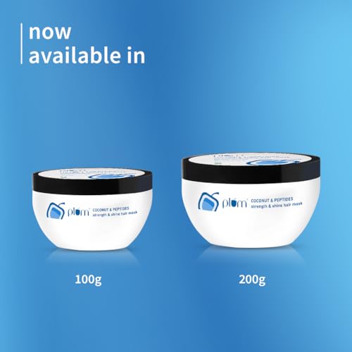 Image of Plum Coconut Milk & Peptides Strength and Shine Hair Mask |100g