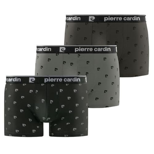 Pierre Cardin Unterwäsche Herren Baumwoll-Boxershorts, Natürlich, Hypoallergen & Dehnbar (3er Pack), Größe 2XL