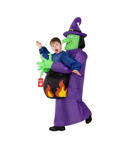 Disfraz Inflable de Bruja para Niños y Niñas miniatura 1