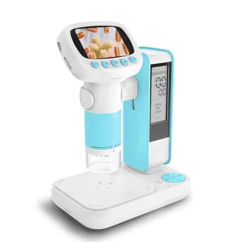 Microscope USB 1080p avec 8 LED réglables et structure antichoc haute netteté