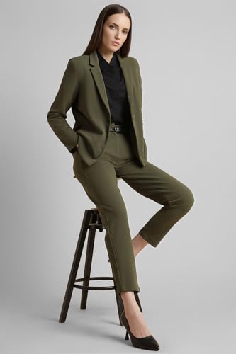 Image of Van Heusen Women Regular Fit Unlined Formal Blazer