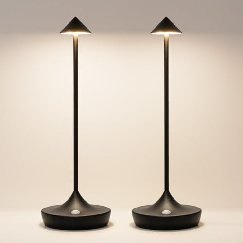 Sikevht 2 Pack Cordless Table Lamp