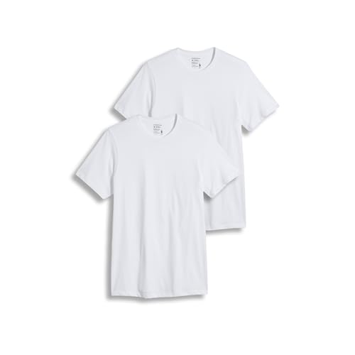 Jockey Men's Undershirt Big Man Classic Crew Neck Undershirt - 2 Pack, White, 5XL - image 1