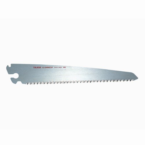TAJIMA Replacement Pull Saw Blade - 210 mm x 9 TPI Japanese Flush Cut Hand Saw Blade with Premium-Grade Steel & Triple-Edge Cutting Teeth - GKB-G210