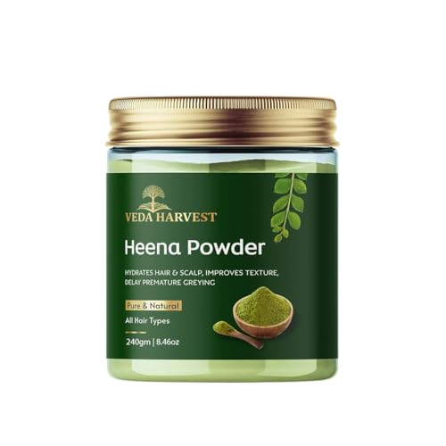 Henna powder for hair Colour and Growth 240 Gm | Natural Hair Dye | Mehndi/Mehendi For Hair | Fights Premature Greying & Long Lasting Henna